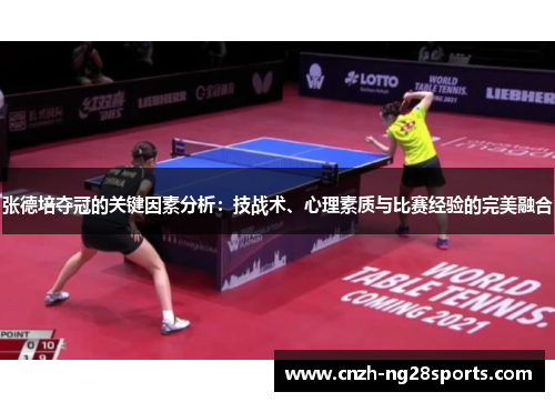 张德培夺冠的关键因素分析：技战术、心理素质与比赛经验的完美融合