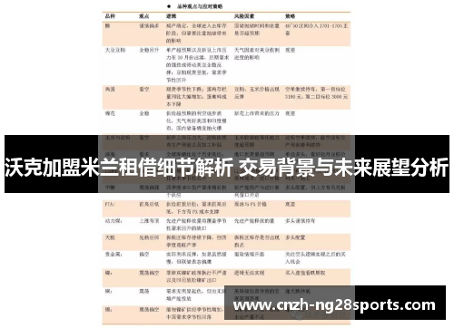 沃克加盟米兰租借细节解析 交易背景与未来展望分析